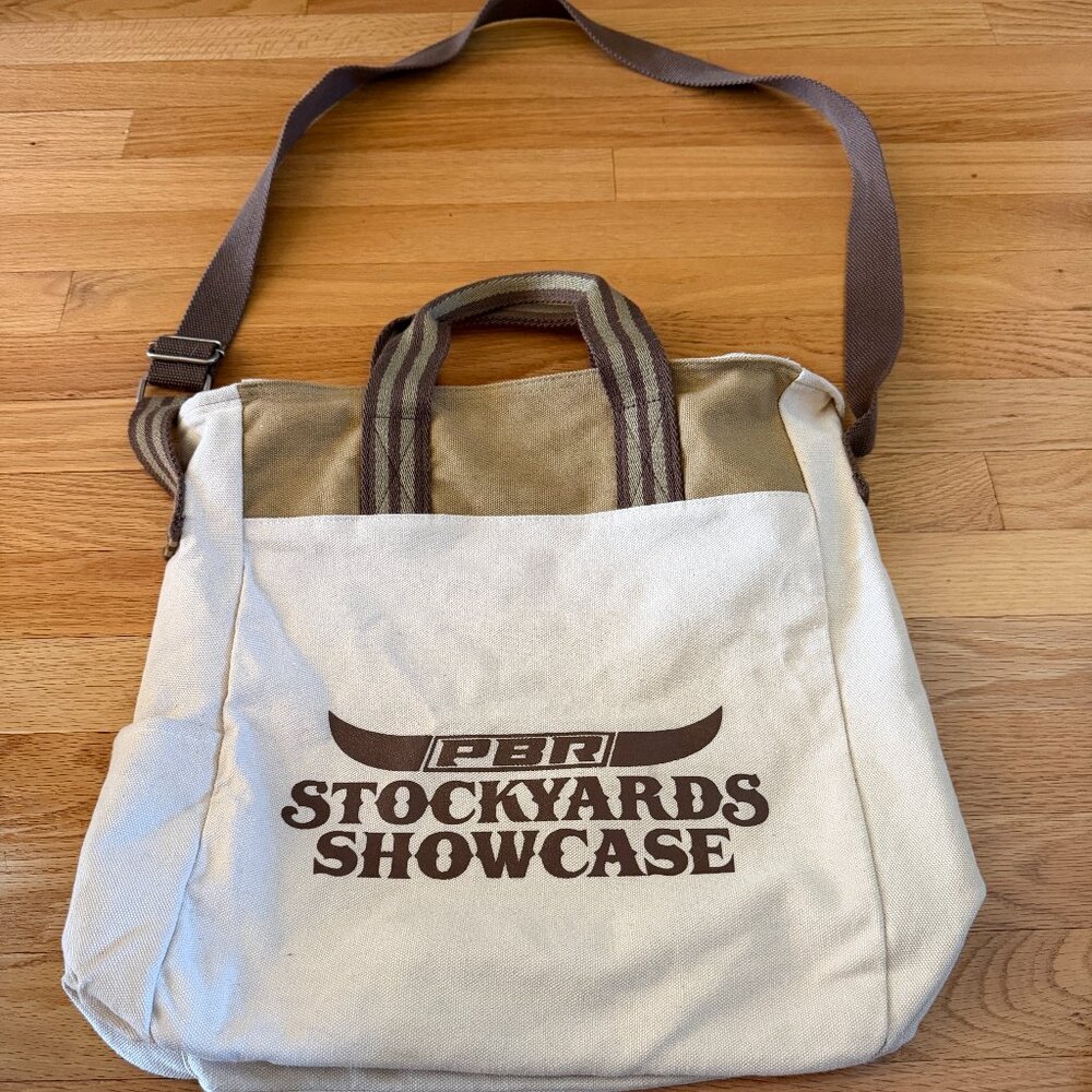 PBR Stockyards Showcase Canvas Tote